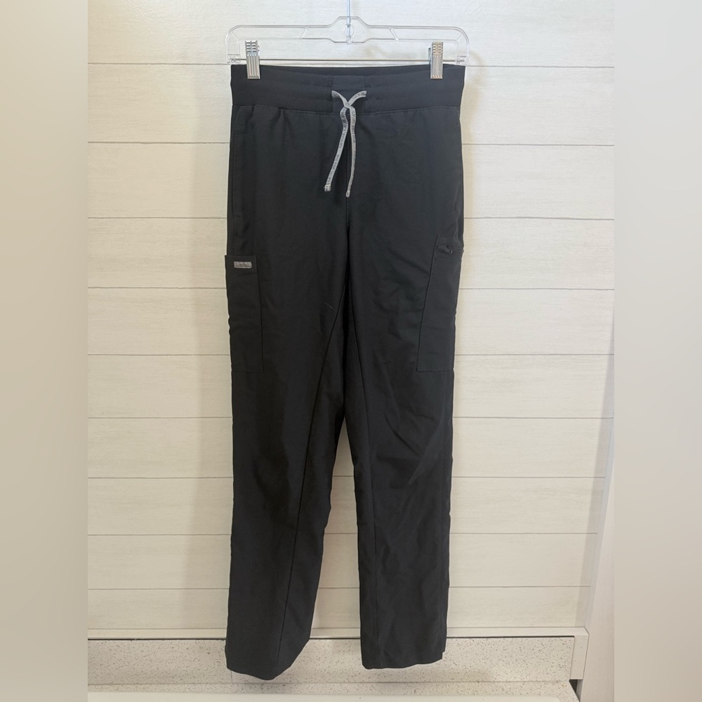 Landau Black Scrub Pants - XS